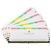 DOMINATOR® PLATINUM RGB 64GB (4 x 16GB) DDR4 DRAM 3200MHz C16 Memory Kit — White